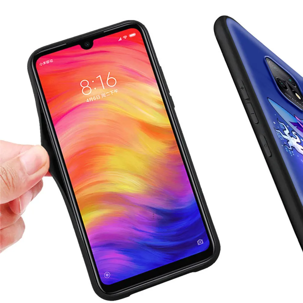 

My little pony Phone Case for Xiaomi Redmi Note 9S 8 8T 9 Pro 6 7 K30 Pro 6A 7A 8A 9A 9C Silicon Black Shell Cover