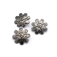 metal vintage flower button shank buttons sewing buttons suit buttons blazer button tapestry button for clothing or leather
