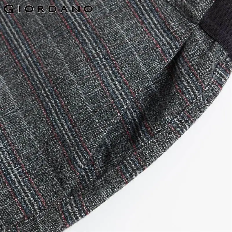 Giordano женские брюки облегающие эластичные со средней посадкой Fashon плед Calca Feminina