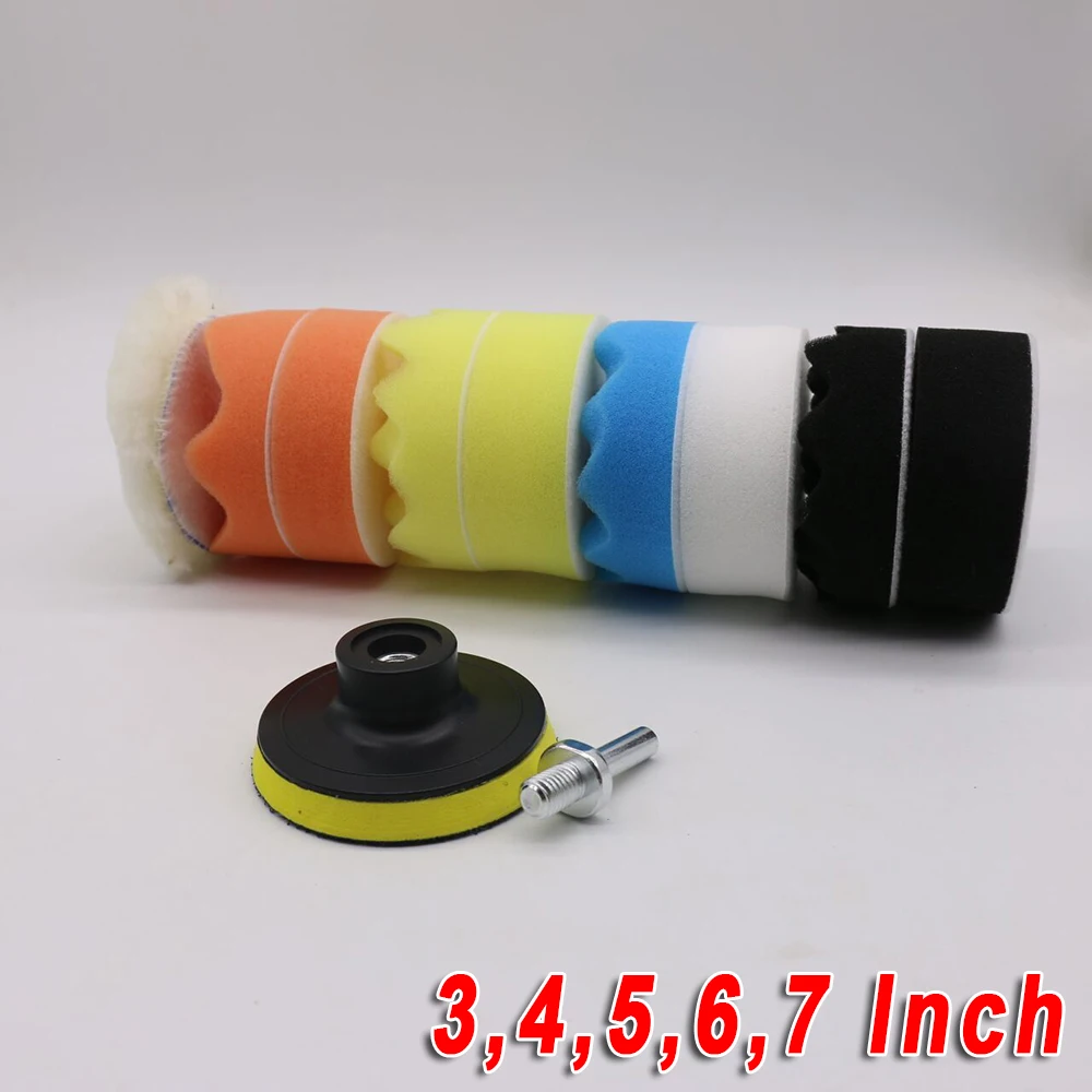 

Reusable Polishing Pad Kit M10 Buffing Accessories Set Auto Automotive