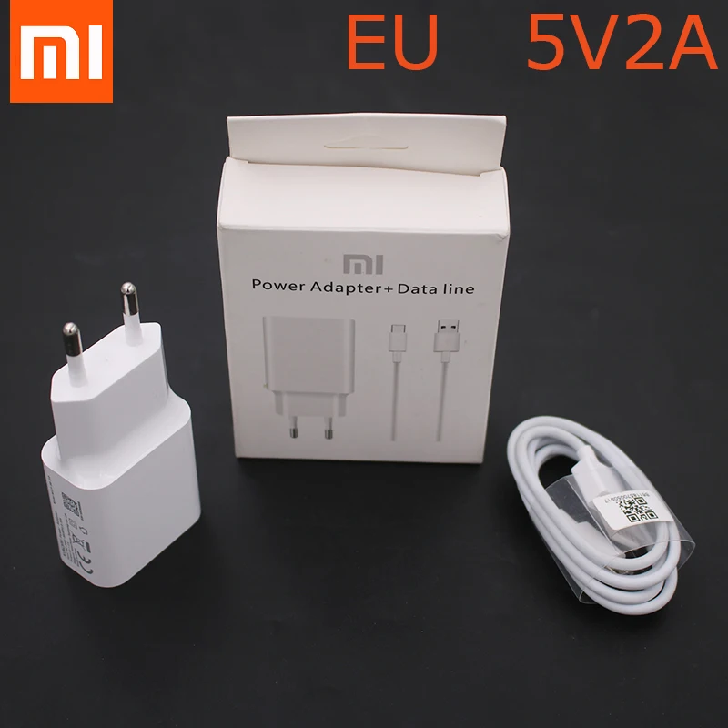Оригинальное быстрое зарядное устройство Xiaomi с европейской вилкой 5 в 2 А сетевой