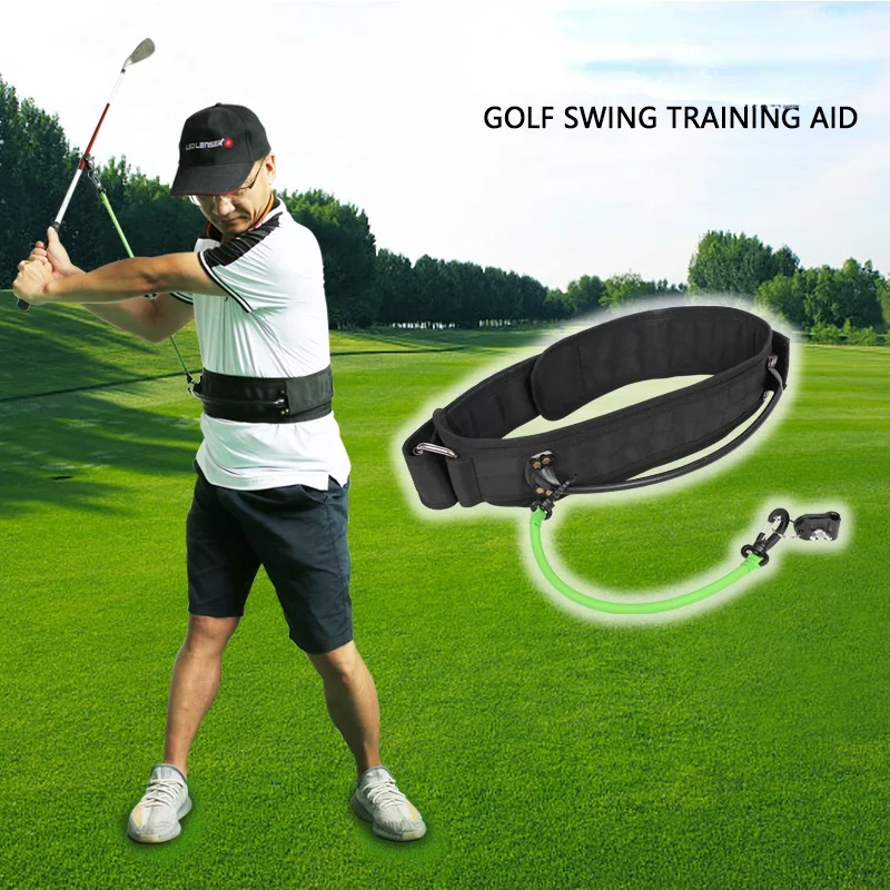 Golf Swing Trainer Latex Tube Golf Club Fixing Accessories Golf Resistance Bands Rope Golf Aids Training Equipment Pull Aid