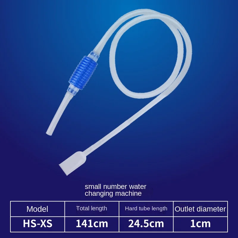 Aquarium Siphon Fish Tank Syphon Vacuum Cleaner Pump Semi-automatic Water Change Changer Gravel Filter Acuario Accessories | Дом и сад