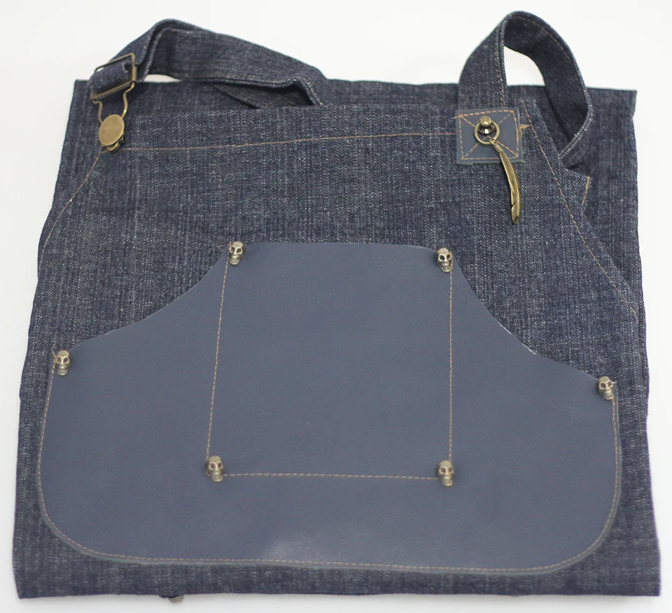 Фартук для татуировок ручной работы фартук подвесной вырез и пояс легко носить с