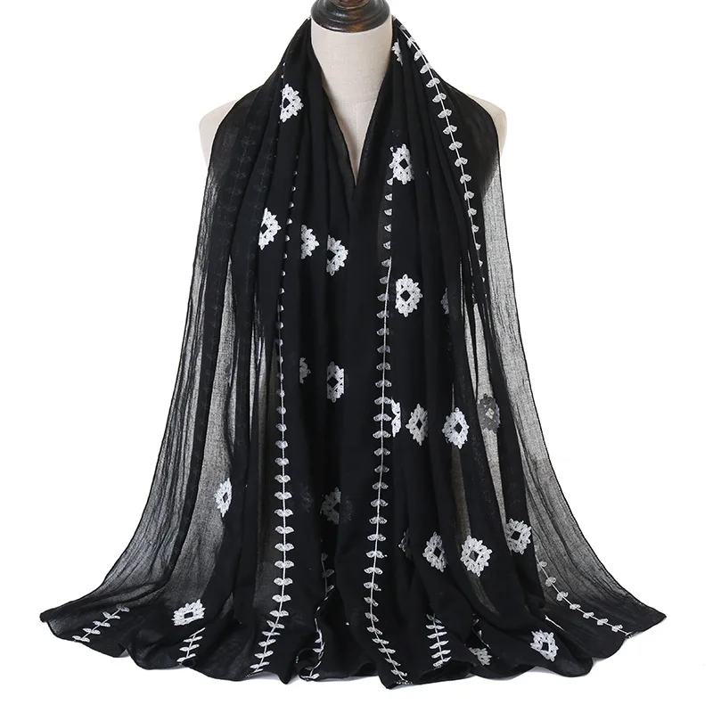 2020 Для женщин обычный шов дерево Цветочная вискозная шаль шарф из индийском