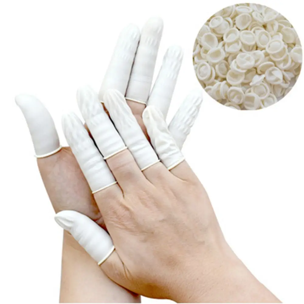 800 перчатки для тату на палец латексный Набор перманентного макияжа кончиках