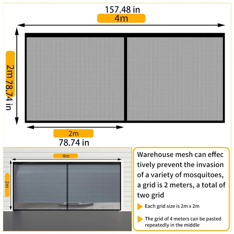 

Magnetic Screen Door with Heavy Duty Mesh Curtain Hands Free Pet & Kid Friendly Automatic Closing Curtain ScreenDropshipping