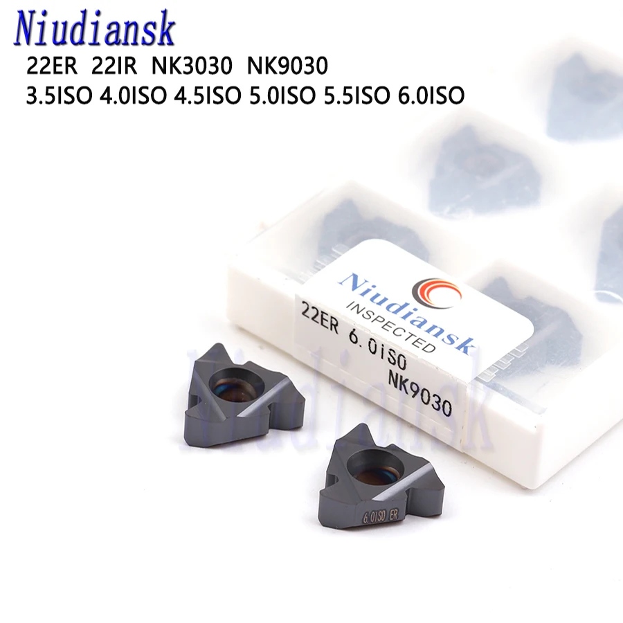 22ER 3.5ISO NK9030 4 0 5 6 NK3030 твердосплавные вставки с ЧПУ токарно винторезный станок