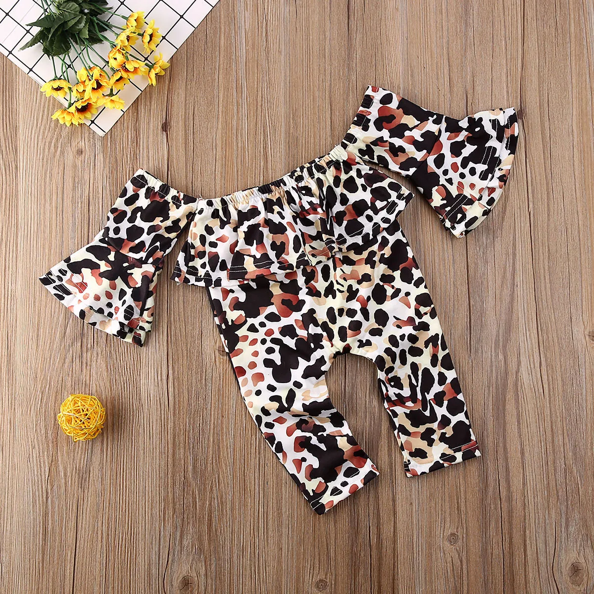 Комбинезон для девочек коллекция 2020 года комбинезон с леопардовым принтом и