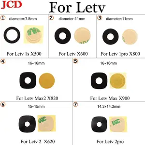 JCD For Letv Leeco Le Max 2/Pro/1s/1 Camera Glass Lens Replacement For Letv Max X900 Max2 X820 X500 X600 X620 2 2 pro