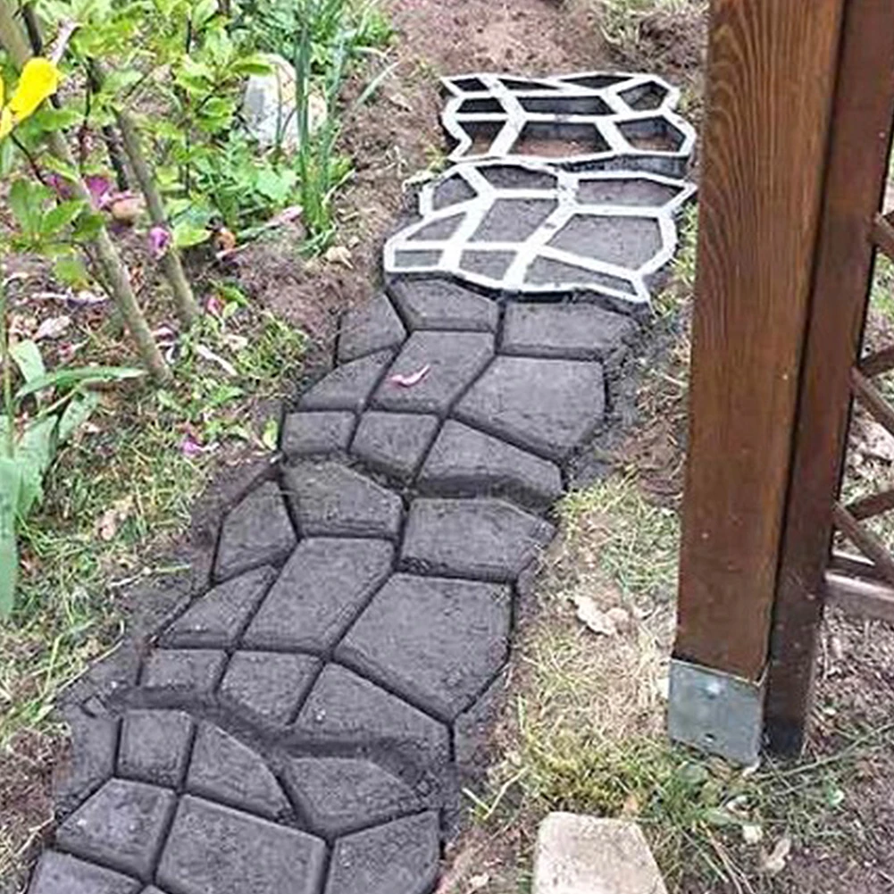 36*36 см Черный сад DIY пластиковое бетонирование плесень садовая лужайка