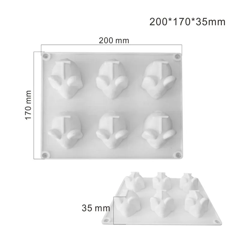Новейшие DIY силиконовой формы для выпечки в форме мыши мусс форма торта печенья