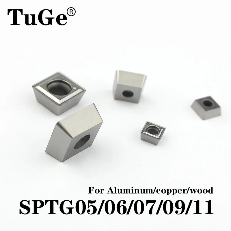

SPGT050204 060204 07T308 090408 SPGT110408 Carbide inserts lathe Punch turning tools insert for Aluminum copper wood processing