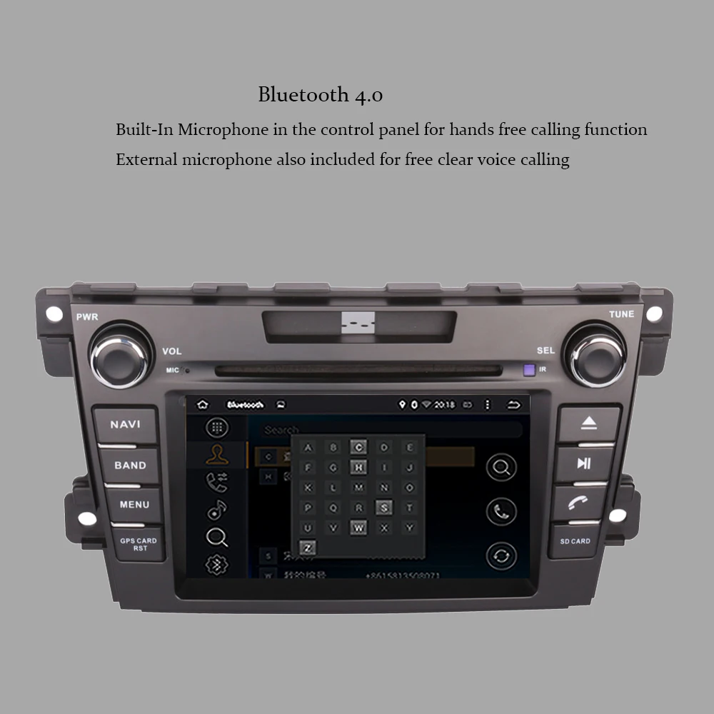 Автомобильный мультимедийный DVD-плеер на Android 10 0 2 Din GPS-навигация для Mazda CX-7 2007-2022