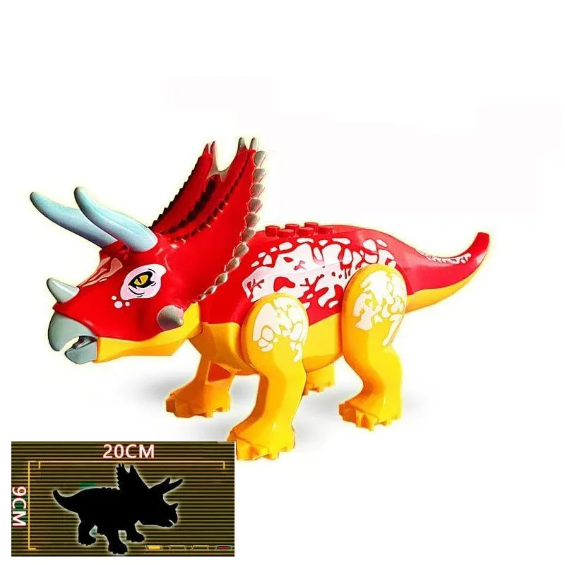 Конструктор Парк Юрского периода 2 динозавр Трицератопс экшн-фигурки игрушки