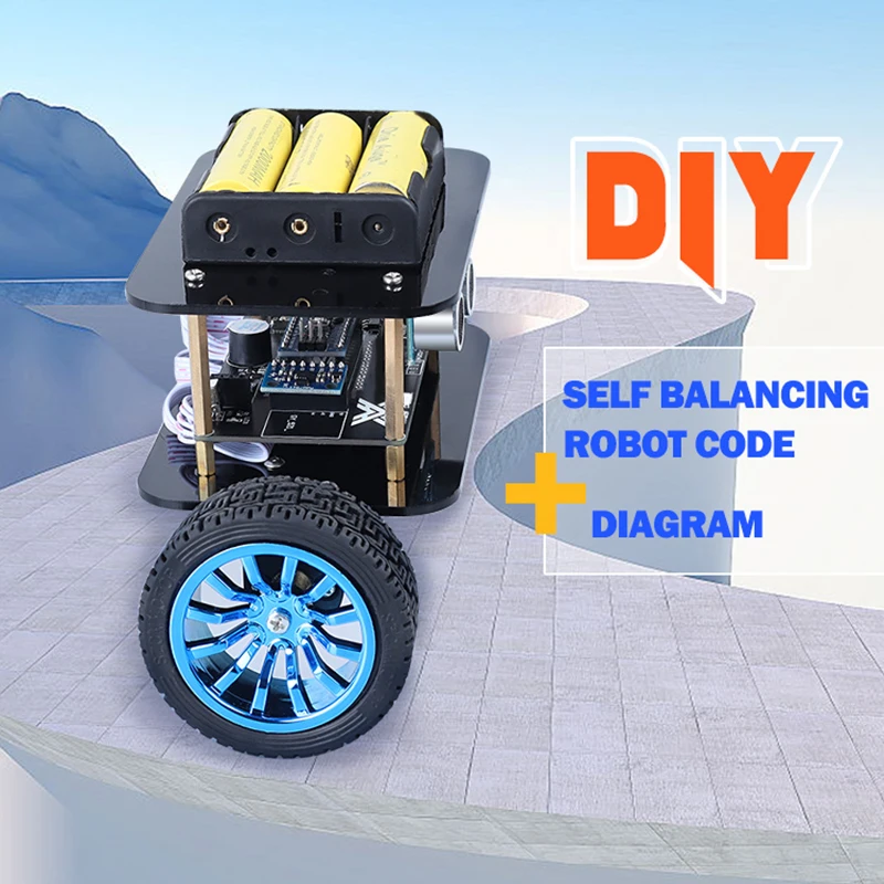 

Smart Robot Car Kit for Arduino Project Self-balancing DIY Electronic Programming Education Great Fun Automation Set +e-Manual