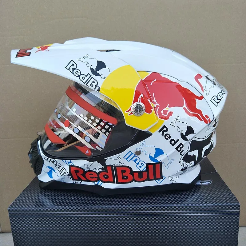 Motorcycle Helmet Motorcycle Riding Full Face Helmet Motocross Men's Adventure Downhill Racing Helmet DOT