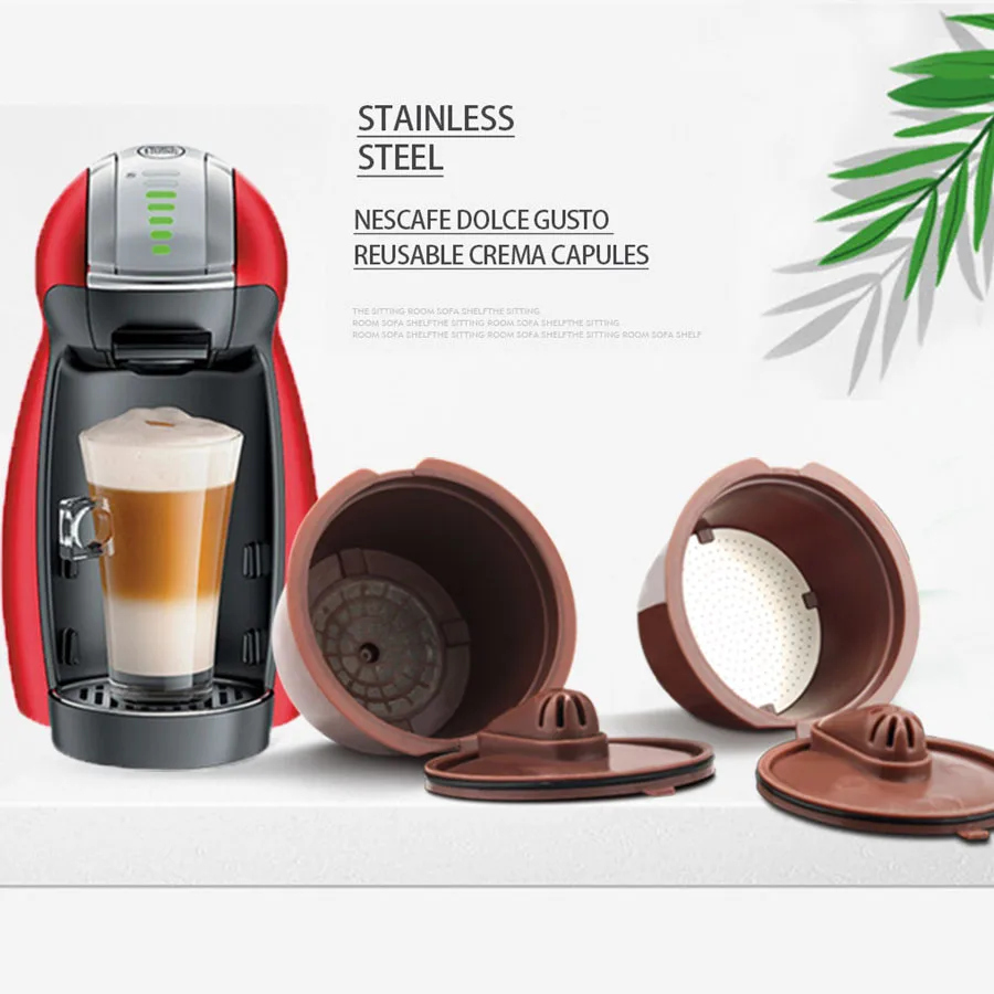 Icafilas3 шт./упаковка многоразовые капсулы для фильтра кофе Dulce Gusto 2 типа Dolcegusto|capsule