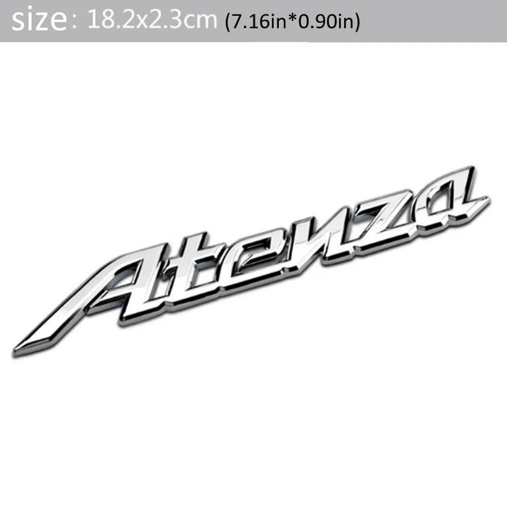 DSYCAR 1 шт. Новинка 3D металлическая наклейка Atenza / Axela для бокового брызговика