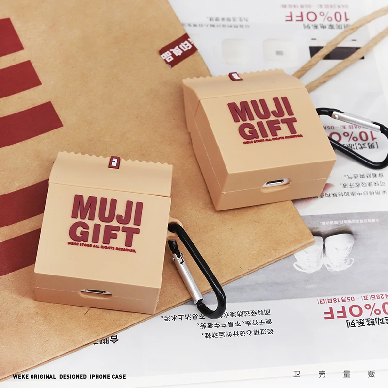 

Funny Handbag Cute Cartoon Headphone Cases for Apple Airpods 1 2 Silicone Earphone Cover Headphone Case