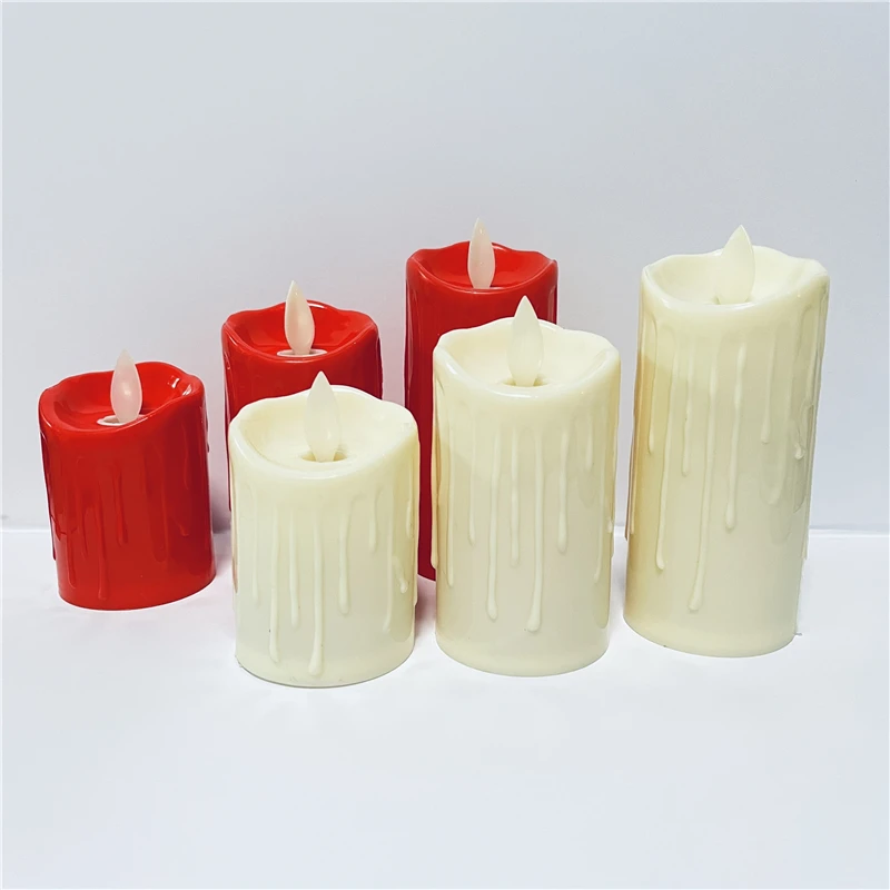 Беспламенные Свечи светодиодная лампа мигающие светодиодные свечи с батарейным