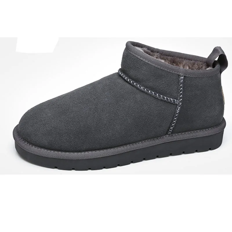 A842275064HS CAMEL/мужские зимние ботинки новые зимние ботинки с теплым мехом короткие черные мужские ботинки на каждый день мужская обувь, большой размер 47 - Цвет: A842275064HS