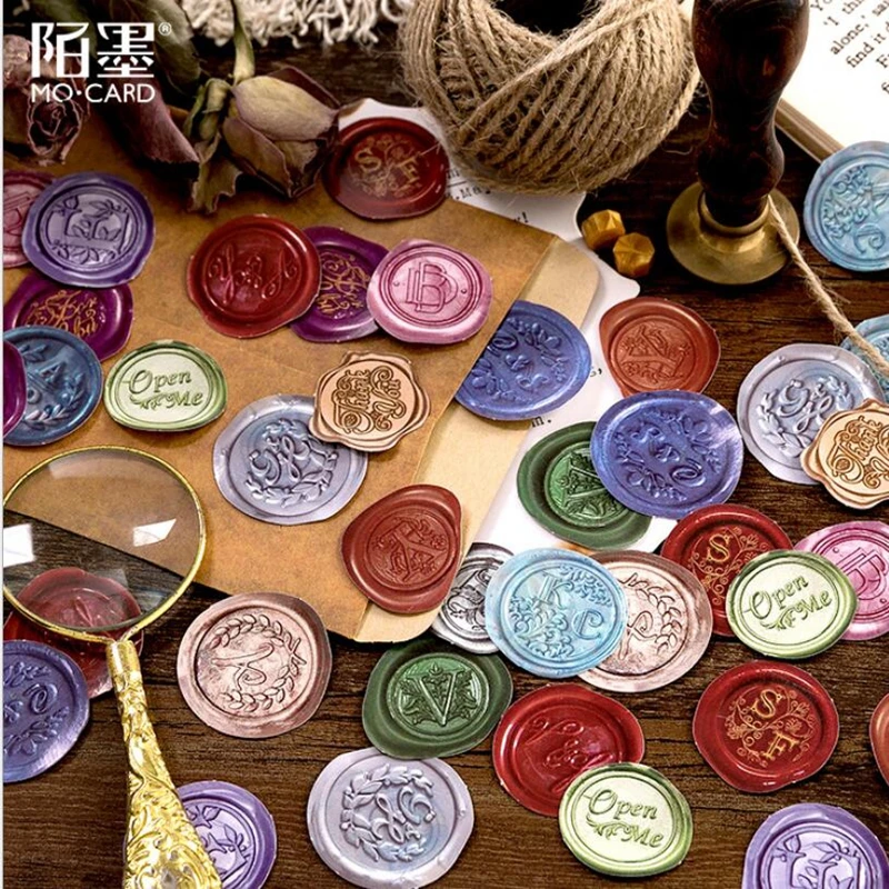 Винтажная наклейка для скрапбукинга 46 шт./кор. в стиле ретро огненная бумага