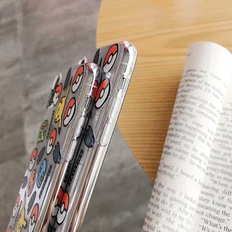 Чехол для IPhone 13 pro max 7/ 8/ Plus X /XR/XS Max /11 /12 /Pro силиконовый с изображением покемона