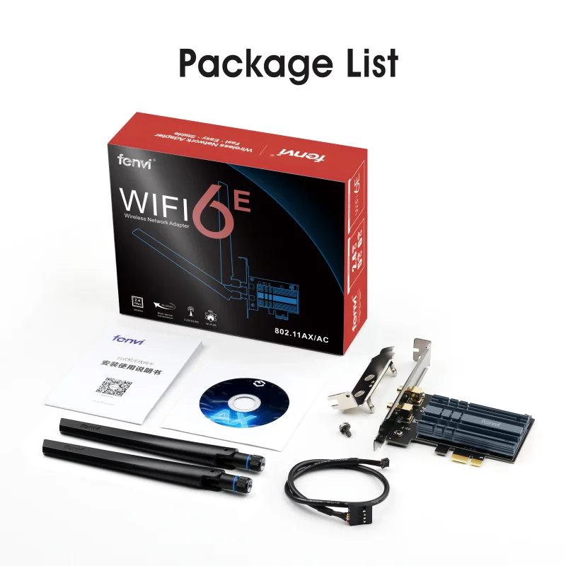 3000 Мбит/с PCI e Беспроводной адаптер Intel AX210 Wi Fi 6E Wlan Card беспроводная сетевая карта
