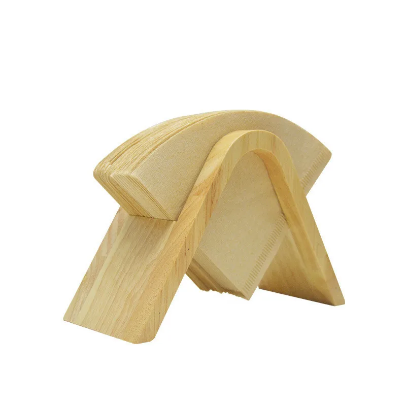 Деревянная полка для кофе ручной промывки картонная кофейного фильтра бара