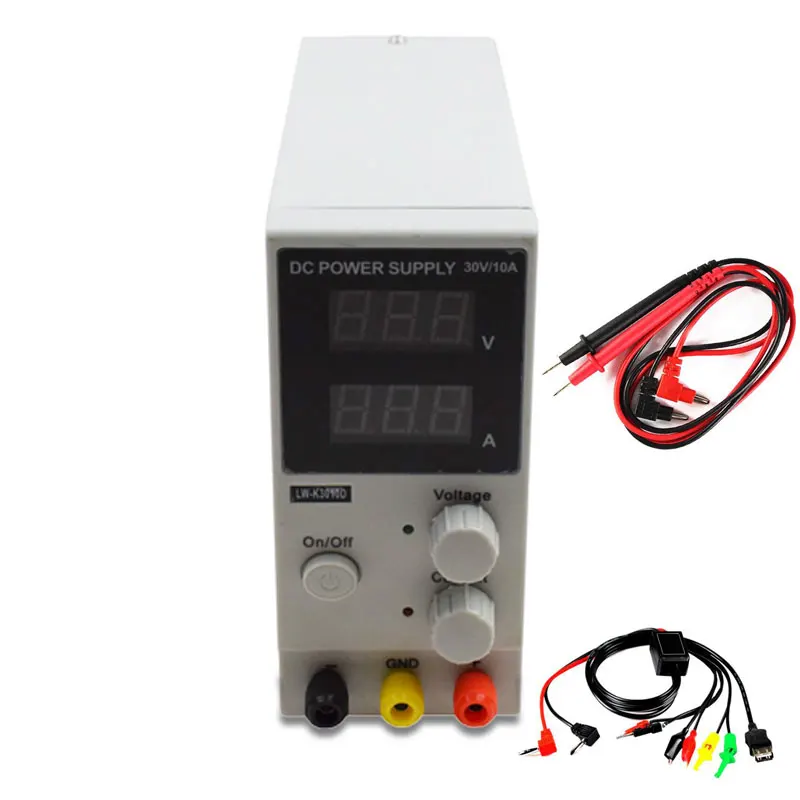 LW-K3010D 30 в 10 А мини переключение Регулируемый DC источник питания SMPS одноканальный 30 в 5A переменный вход 110 В или 220 В