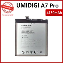 100% Original Genuine for UMI Umidigi A7 Pro Battery 4150mAh 100% New Replacement Parts Phone Accessory Accumulators+track code