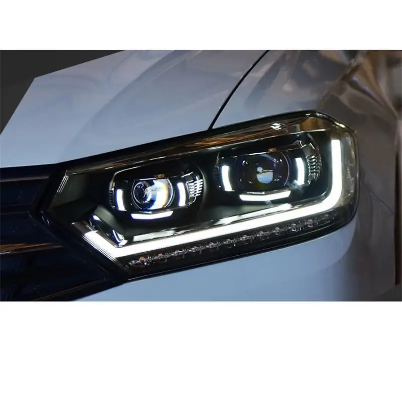 Neblineros Running Exterior Luces Led Para Авто Cob фары передние противотуманные задние Автомобильные фары в сборе 16 17 для Volkswagen Bora