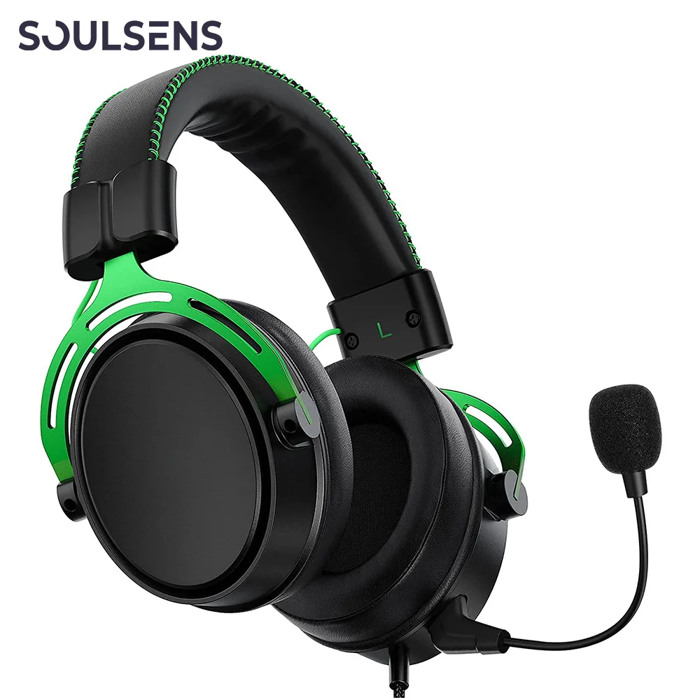 

Soulsens Air SE Gaming Headset Wired Gaming Headphone with 7.1 Surround Sound Noise Reduction Microphone for PS4 PC Switch Gamer