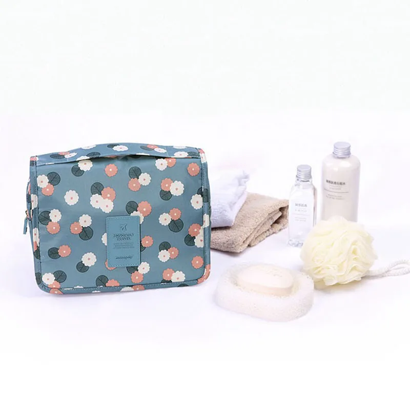 Многофункциональная дорожная косметичка с крючками для женщин сумки макияжа