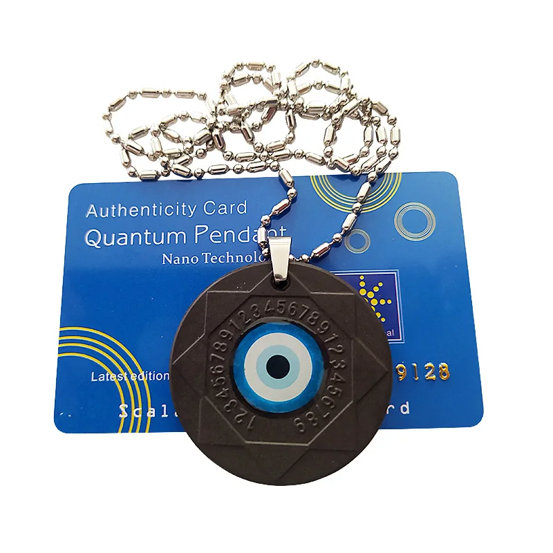 

Volcanic Stone Negative Ion Energy Pendant Demon Blue Eye Necklace Health Care Beauty Slimming Anti Fatigue Pain Promoting Sleep