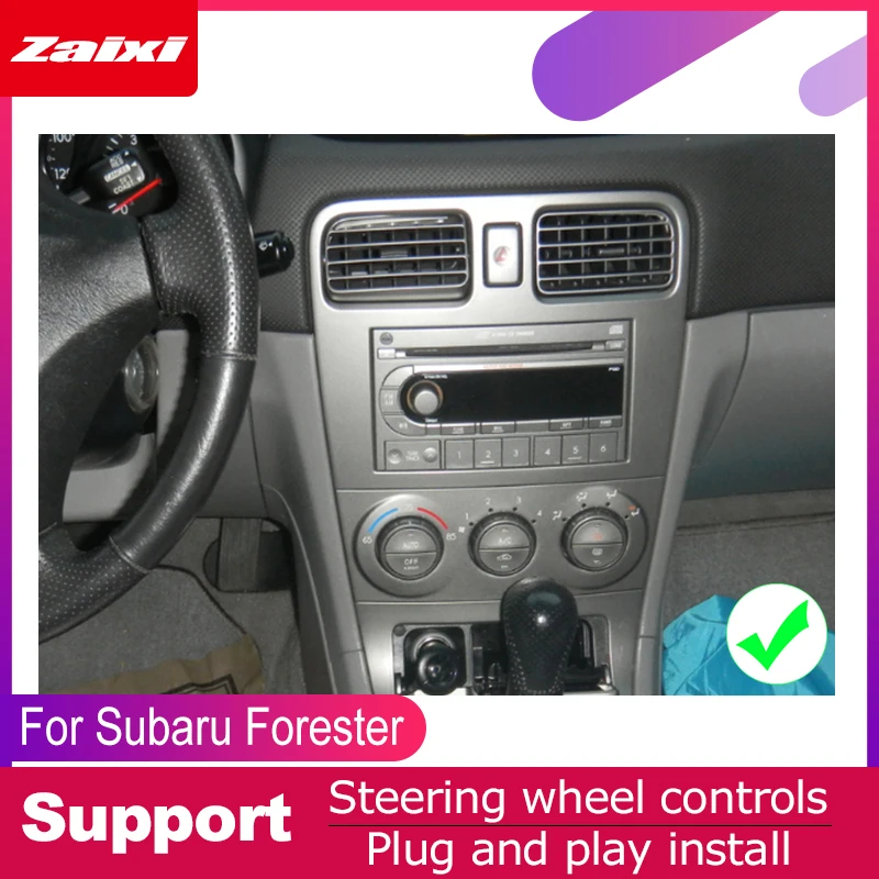 Автомобильный DVD-плеер ZaiXi 2 DIN GPS-навигация для Subaru Forester Impreza XV 2003 ~ 2016 Автомобильная