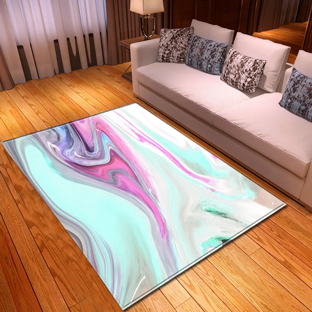 Скандинавские цветные ковры с принтом домашний декор прикроватные коврики для