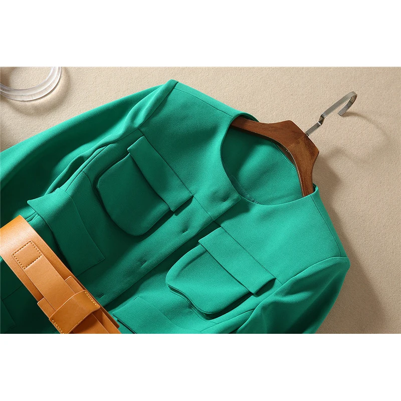 Европейские модные Подиумные куртка пальто для женщин 2019 новые элегантные