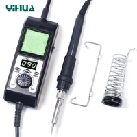 temperature adjustable soldering iron station removable stand portable electronic soldering iron yihua 908d ii