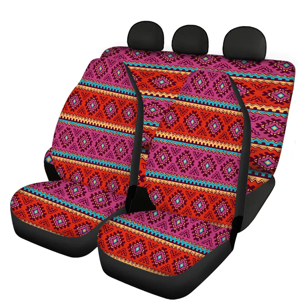 

Полный комплект чехлов на автомобильные сиденья, чехлы на передние и задние сиденья с принтом ацтекского Юго-Западного и отечественного Ам...