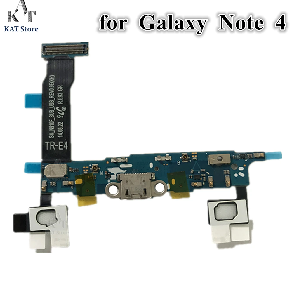 

5 шт. USB-порт для зарядки док-станция разъем гибкий кабель для Samsung Galaxy Note 4 N910U N910T N9100 VS N9109W N910L S K N910F