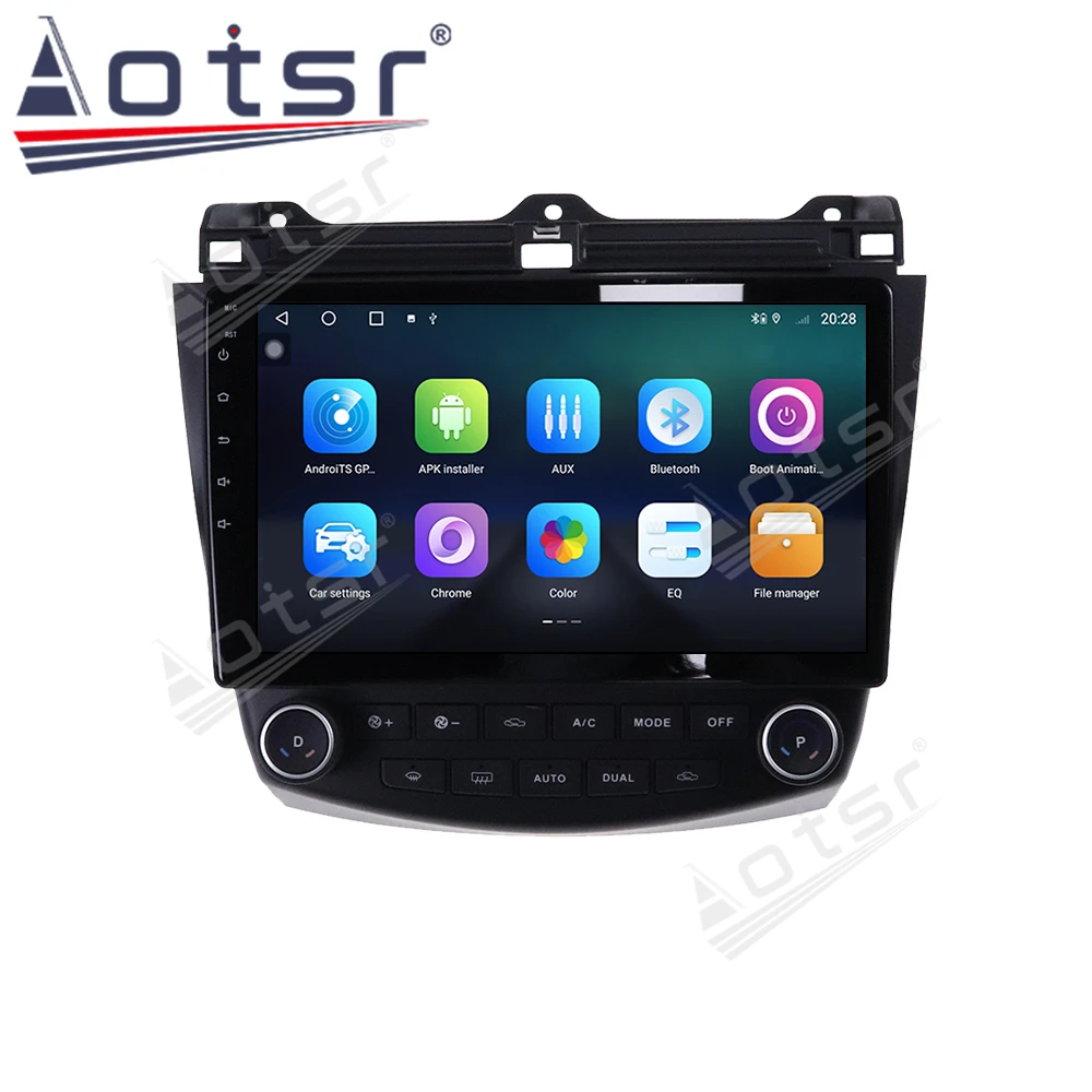 

6+128G For Honda Accord 7 2003 - 2007 Android 10 Car Radio Multimedia Video Player GPS 10" IPS Screen DSP Carplay 4G Lite