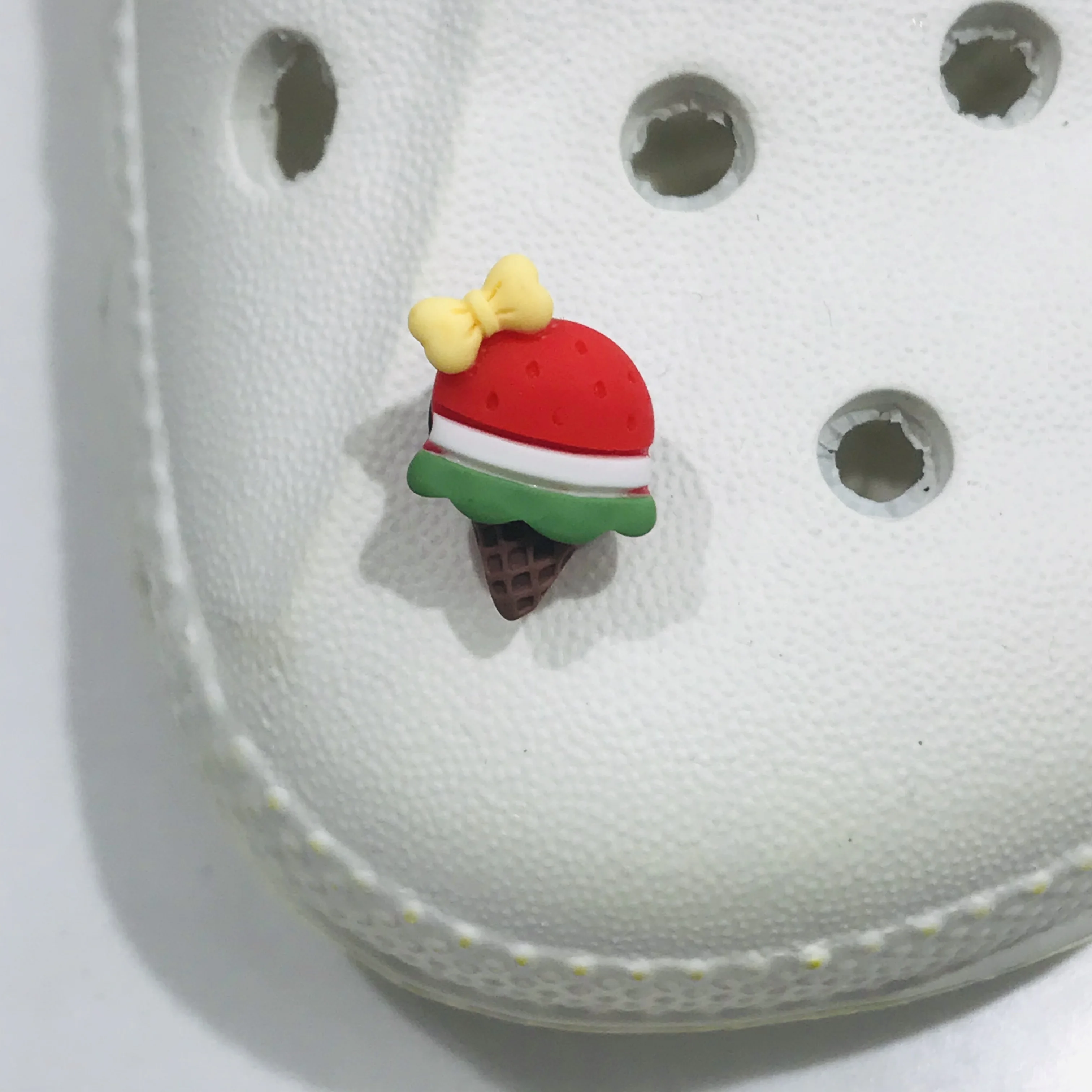 1 шт. аксессуары для обуви с цветами лягушкой мороженым мультяшными животными