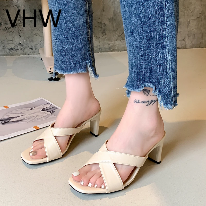 

Women Heels Slippers 2021 Summer Sexy Super Heel Lady Sandals Fashion Party High Heels Gladiator Sandals Women Shoes Size 40