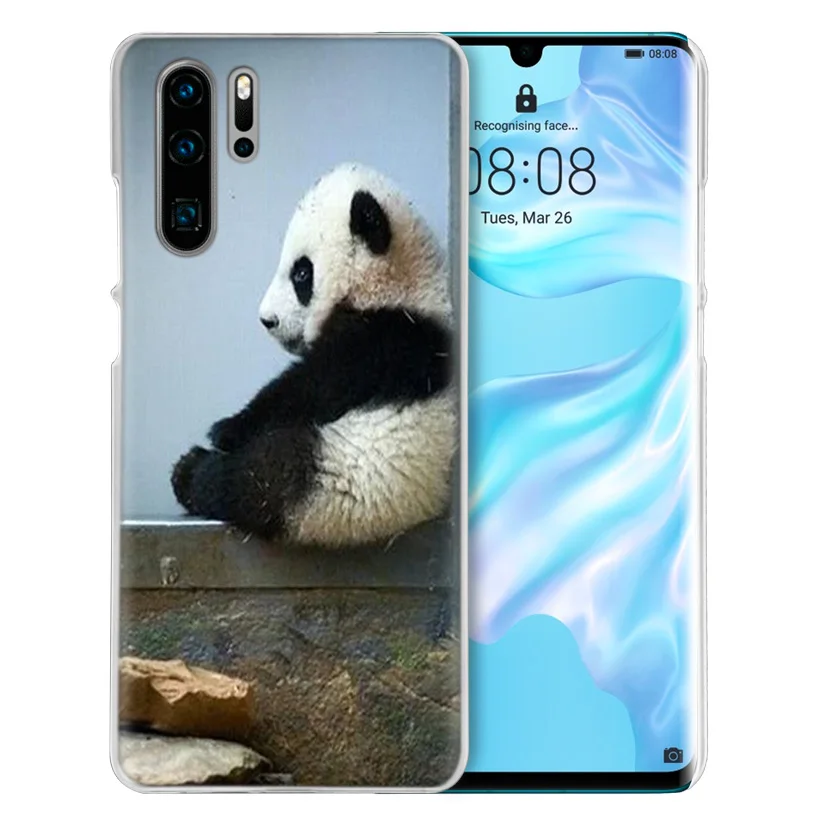 Чехол для huawei Honor P20 mate 20 10 P10 P9 P8 8X9 Lite P Smart+ Plus Nova 3i прозрачный чехол с милыми животными пандой