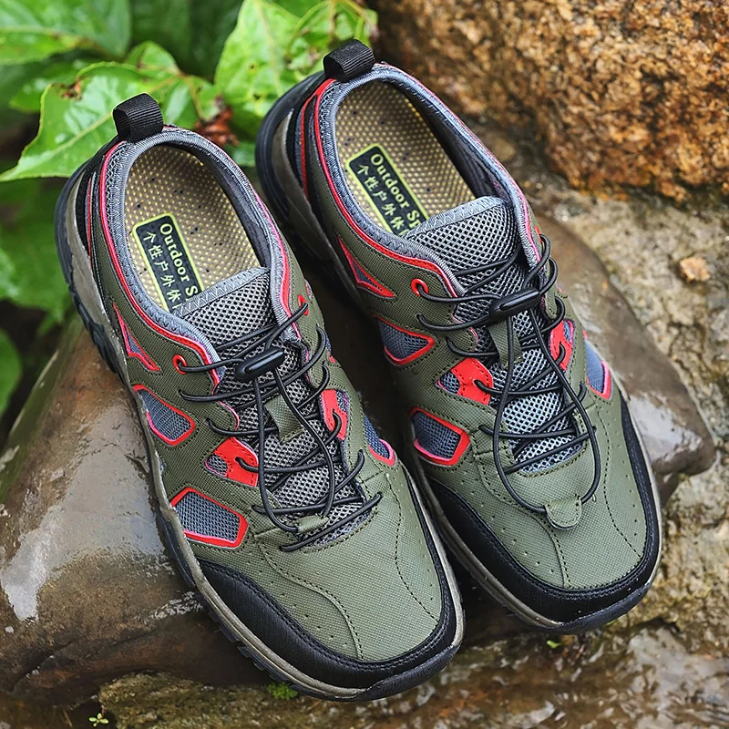 Мужские сандалии для походов кроссовки активного отдыха дышащая спортивная