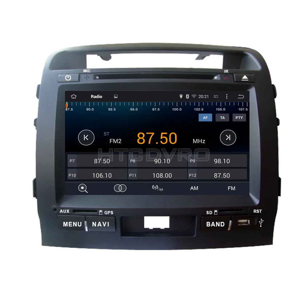 Автомобильный DVD плеер ymodbht 9 дюймов 4G 8 ядер Android 0 7 1 для Toyota Land Cruiser LC200 2004 GPS RDS радио