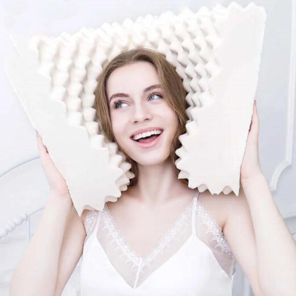 Подушки из чистого натурального ортопедический латекс Таиланда лечебная