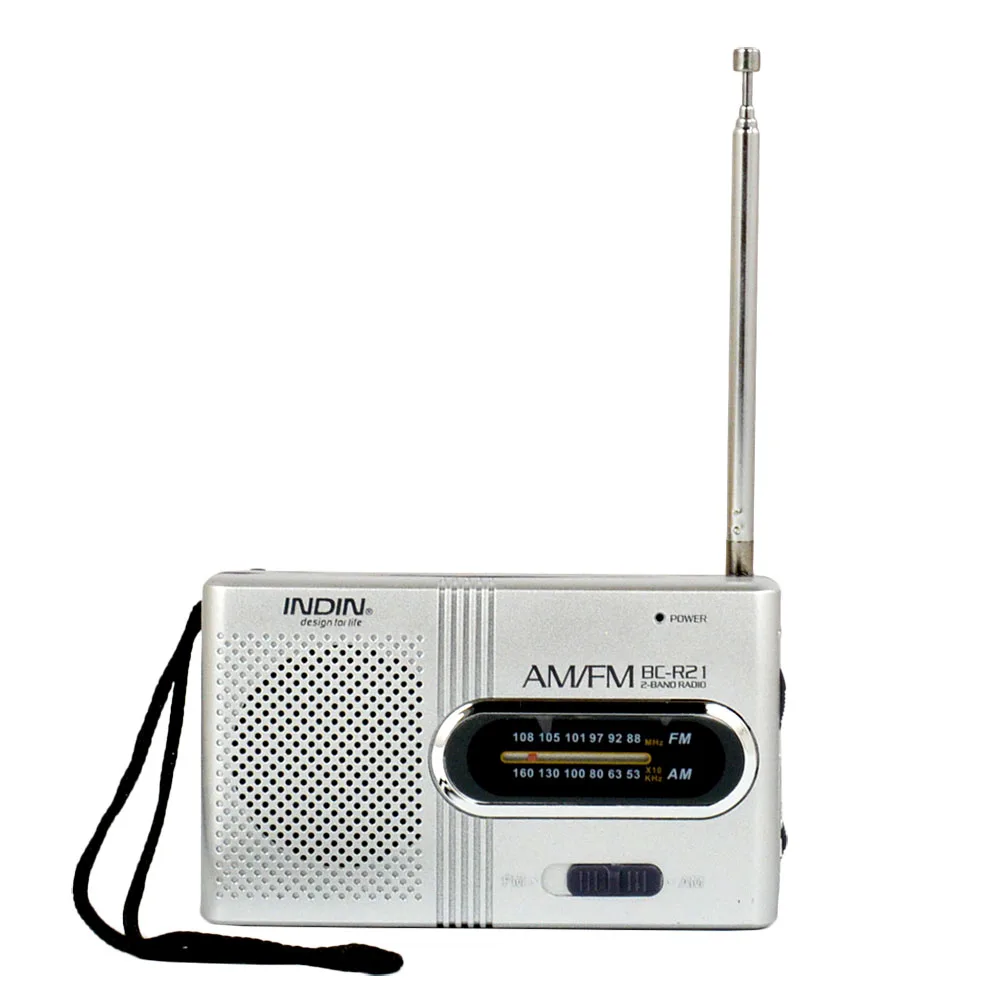 

BC-R21 Universal Radio Player Built In speaker AM/FM AM 530-1600 FM 88-108 KHz Pocket Portable Mini World Stereo Receiver